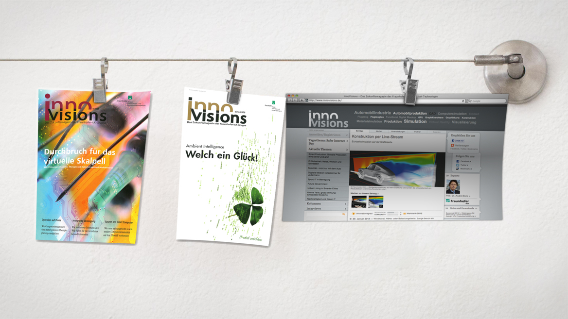 Die Geschichte von InnoVisions Ahnengalerie InnoVisions - vom Print- zum Online-Magazin
